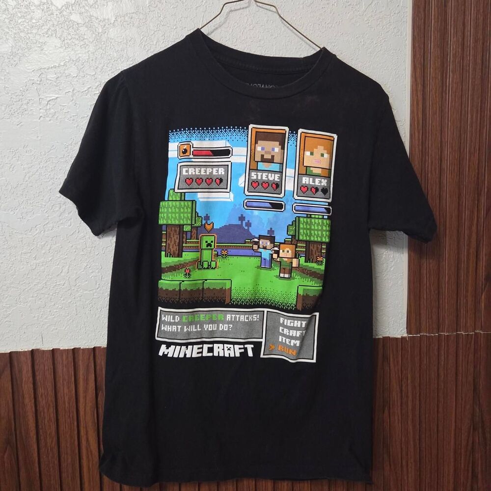Minecraft Black T-shirt